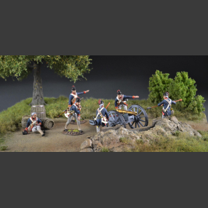 Fortress at the edge of the forest - diorama