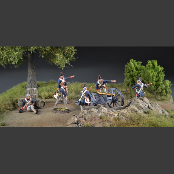 Fortress at the edge of the forest - diorama