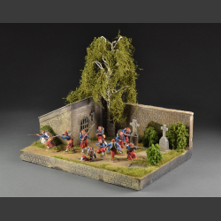 Cemetery and chapel - diorama