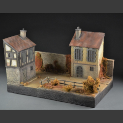 Medieval village - diorama