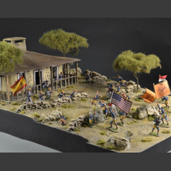Battle of San Juan Hill - diorama
