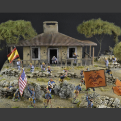 Battle of San Juan Hill - diorama