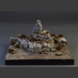 Rocky terrain - Mini-diorama