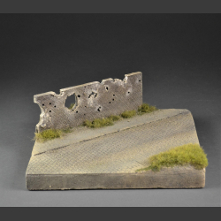Cobblestone road through terrain - Mini diorama