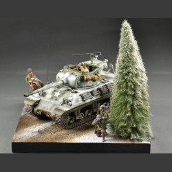 Winter terrain - Mini-diorama