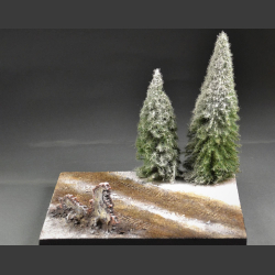 Winter terrain - Mini-diorama