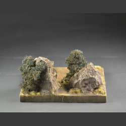 Rocky terrain - Mini-diorama