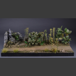 Jungle &amp; Buddha-Temple ruin - Diorama