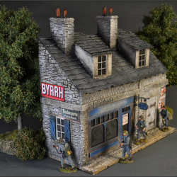 French "Boulangerie" bakery shop