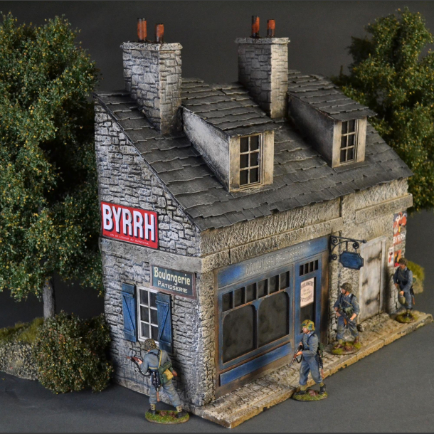 French "Boulangerie" bakery shop