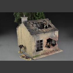 House in shelled and bombed condition