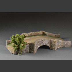 Southern European Stone Bridge with a tree
