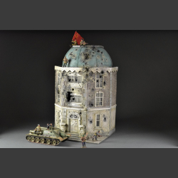 Large dome building ruin