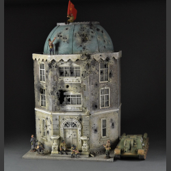Large dome building ruin