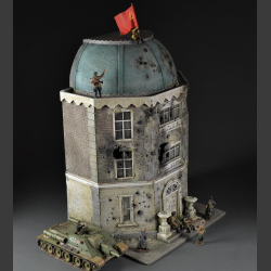 Large dome building ruin