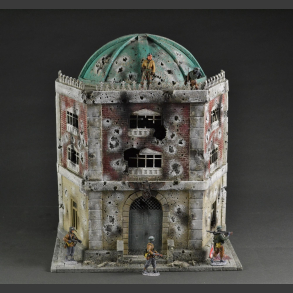 Large dome building ruin