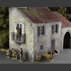 French house with garage