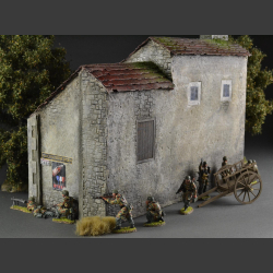 French house with garage