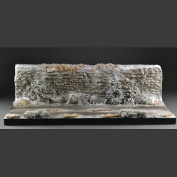 Rock wall and road - diorama