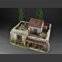 Large Mexican hacienda.