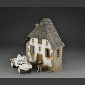 Belgian house with facade anchors