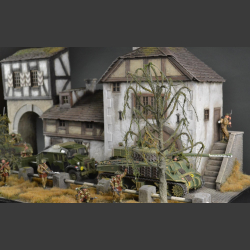 German Town, late winter / early spring version - diorama