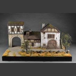 German Town, late winter / early spring version - diorama