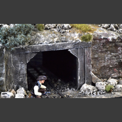 Gold mine, Wild West - diorama