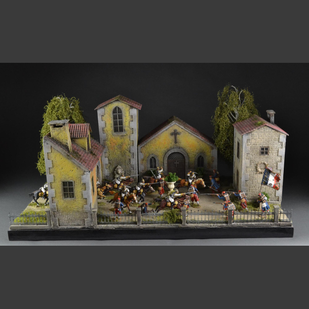 French Carthusian Monastery - diorama