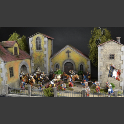 French Carthusian Monastery - diorama