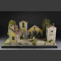 French Carthusian Monastery - diorama