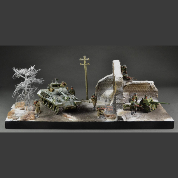 Bastogne ruins - diorama