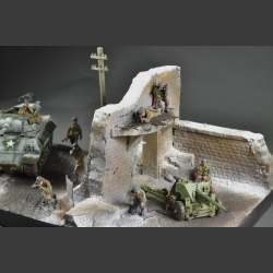 Bastogne ruins - diorama