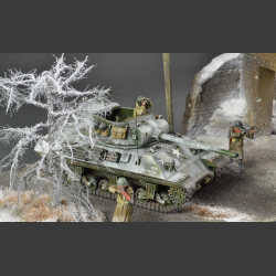Bastogne ruins - diorama