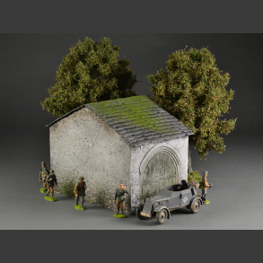 French wine Ch&acirc;teau barn