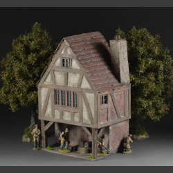 Medieval trading house, three floors.