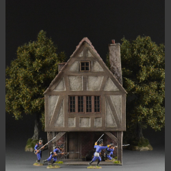 Medieval trading house, three floors.