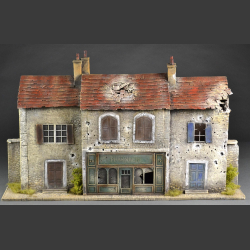 French City facade in Normandy