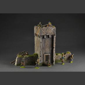Medieval tower ruin