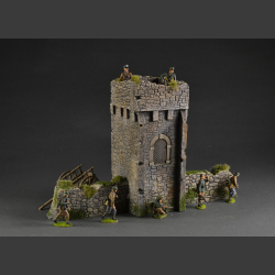 Medieval tower ruin