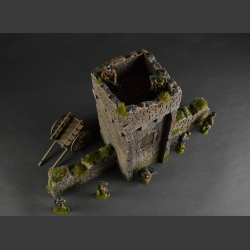Medieval tower ruin
