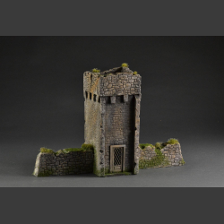Medieval tower ruin