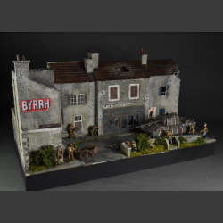City in Normandy - diorama