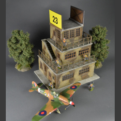 RAF Airfield Control Tower in Khaki