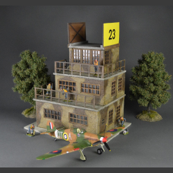 RAF Airfield Control Tower in Khaki