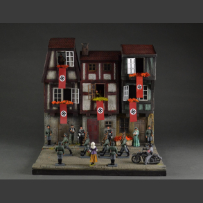 The streets of Nuremberg in the 1930s - diorama