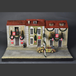 The streets of Austria in the 1930s - diorama