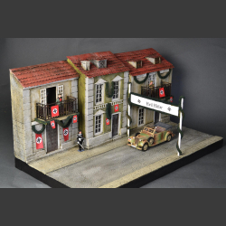 The streets of Austria in the 1930s - diorama