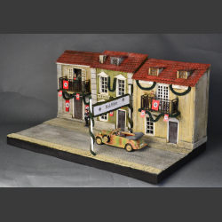 The streets of Austria in the 1930s - diorama