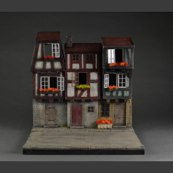 The streets of Nuremberg in the 1930s - diorama